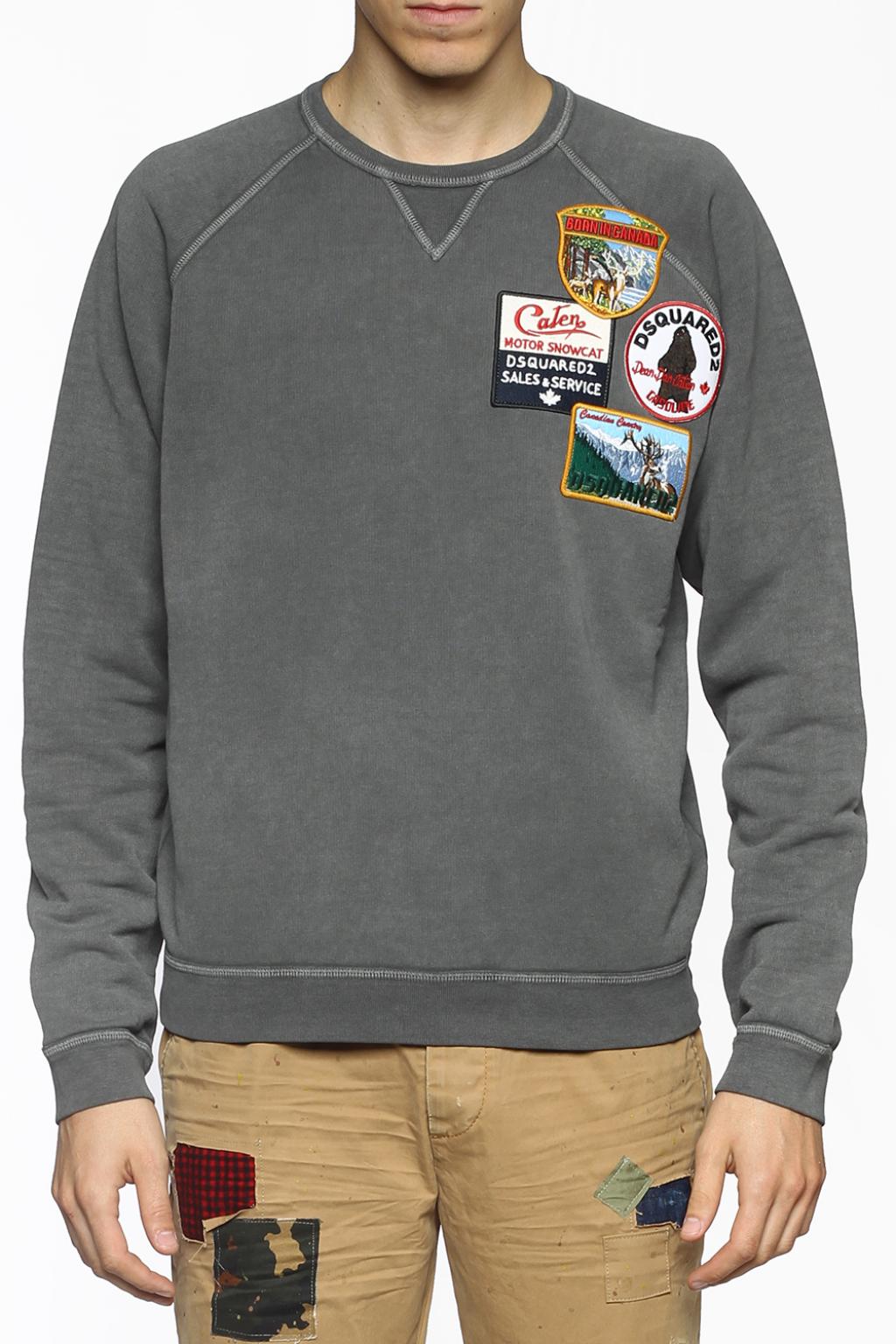 Dsquared deals patch sweatshirt